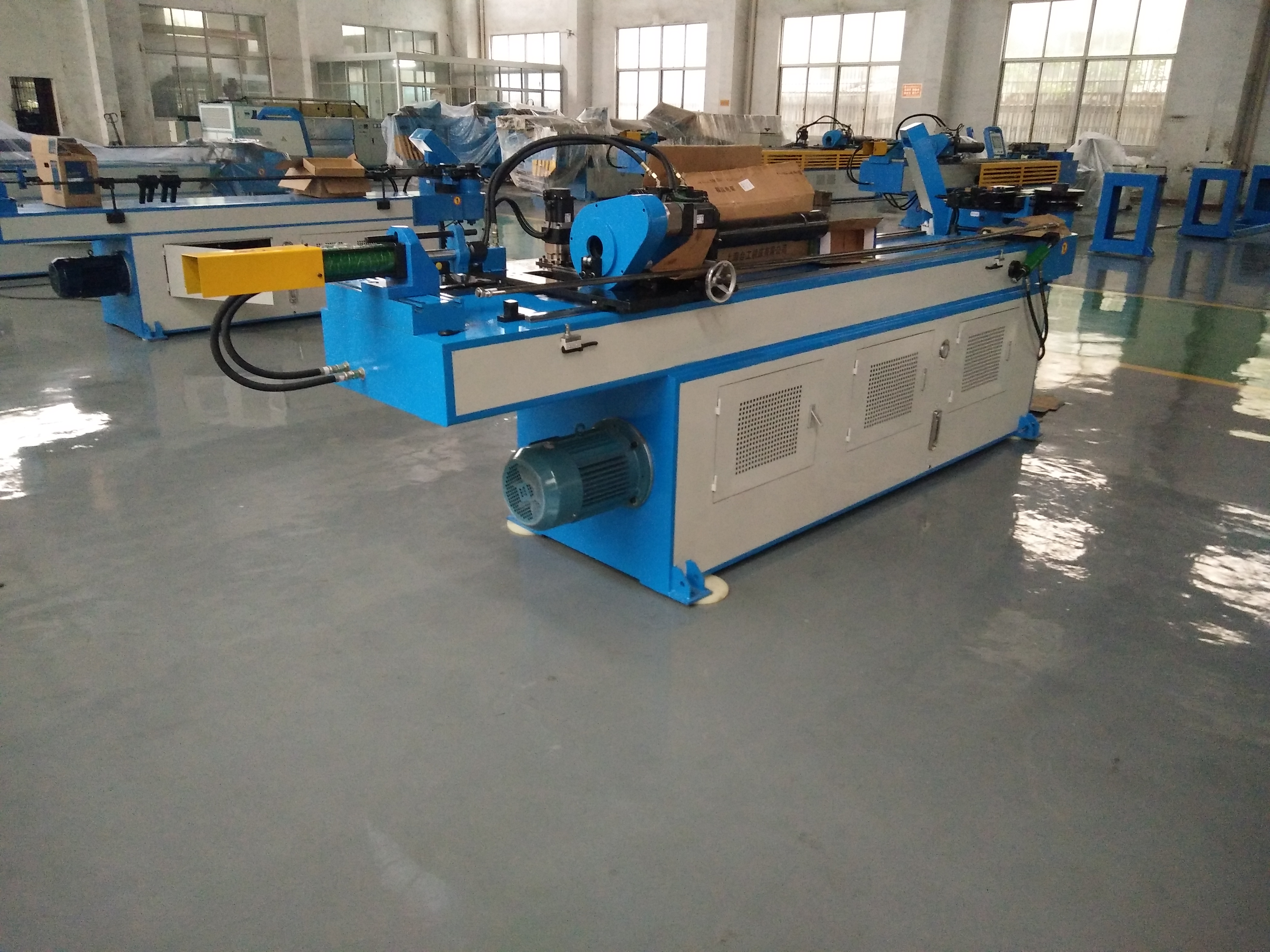 Hot Induction Hollow tube Bender GM-SB-50CNC-2A-1S